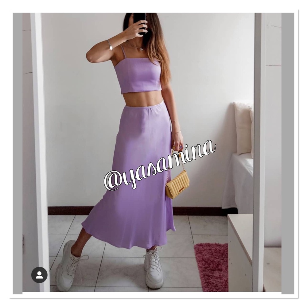 Zara set of top + skirt bloggers favorite - Picture 6 of 16
